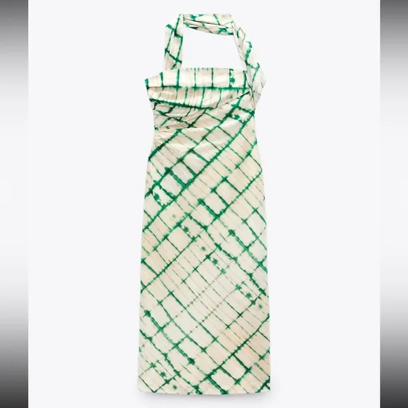 ZARA PRINTED MIDI DRESS - Picture 13 of 15